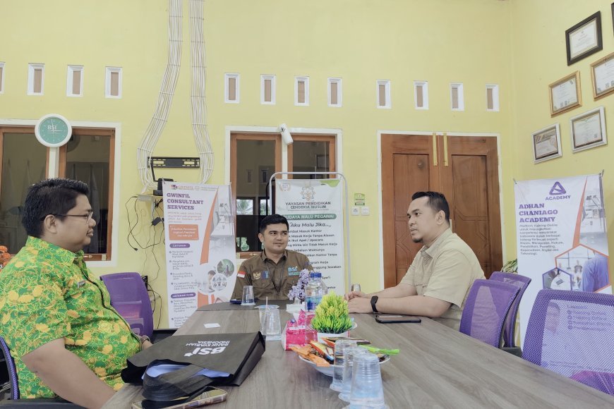 Kunjungan Silaturahmi BSI Solok ke Perguruan Islam Cendekia Muslim