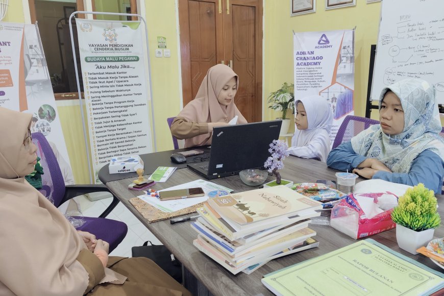 Tes Gwinfil Dilakukan untuk Santri Pindahan dari SD IT Internasional ke SD Akhlak Cendekia Muslim