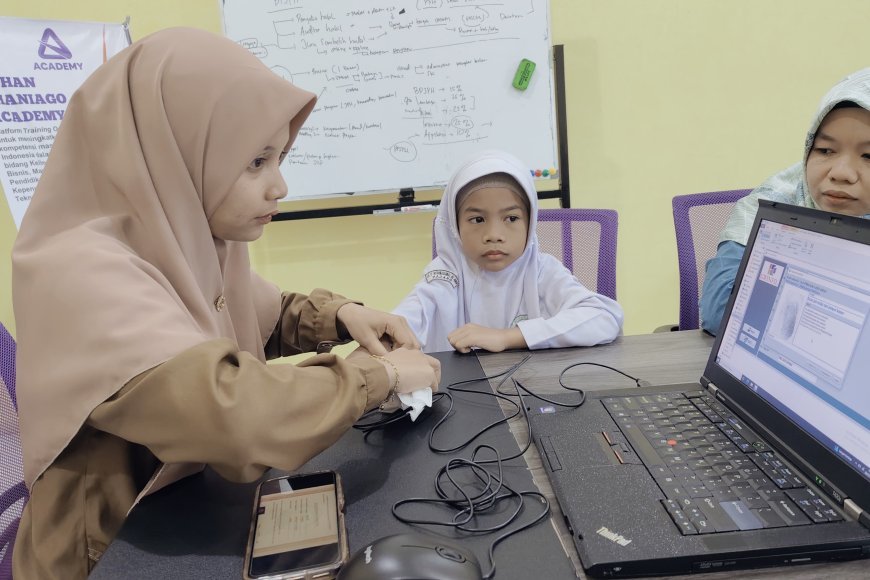 Tes Gwinfil Dilakukan untuk Santri Pindahan dari SD IT Internasional ke SD Akhlak Cendekia Muslim