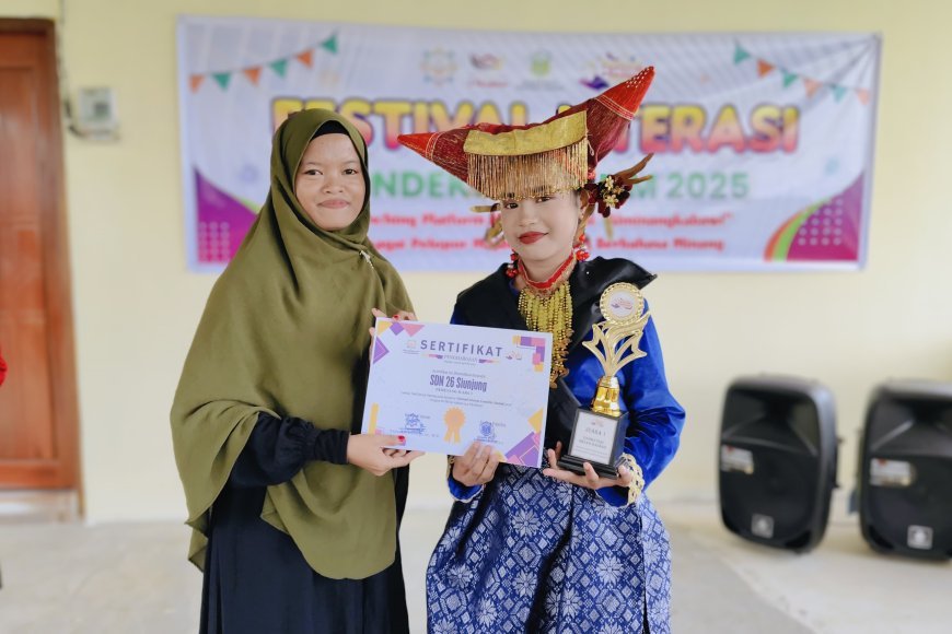 Selamat Para Juara Festival Literasi Cendekia Muslim Lomba Adzan dan Tari Kreasi Daerah Tingkat SD/MI Se-Kabupaten Sijunjung