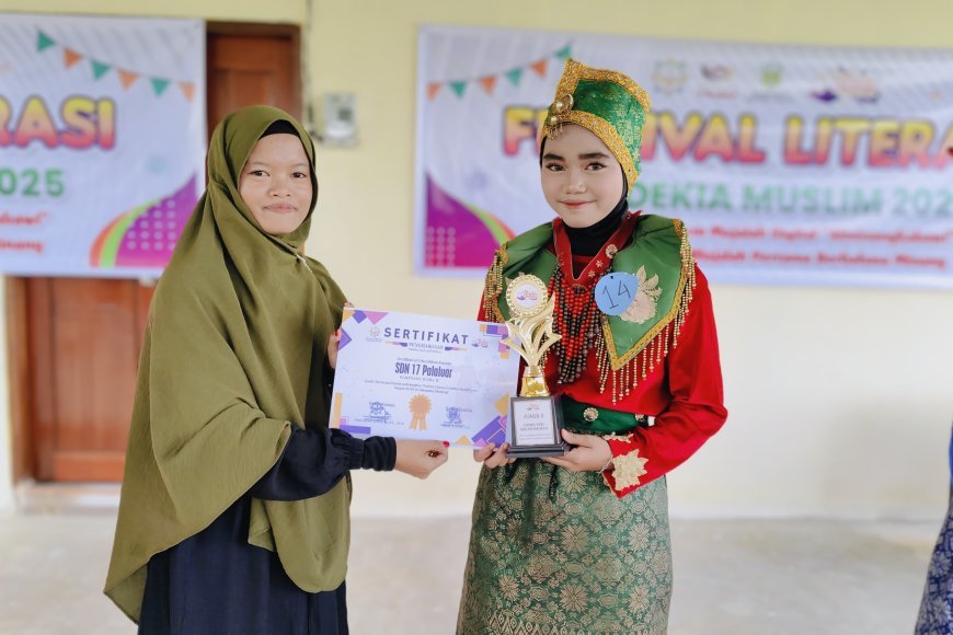 Selamat Para Juara Festival Literasi Cendekia Muslim Lomba Adzan dan Tari Kreasi Daerah Tingkat SD/MI Se-Kabupaten Sijunjung