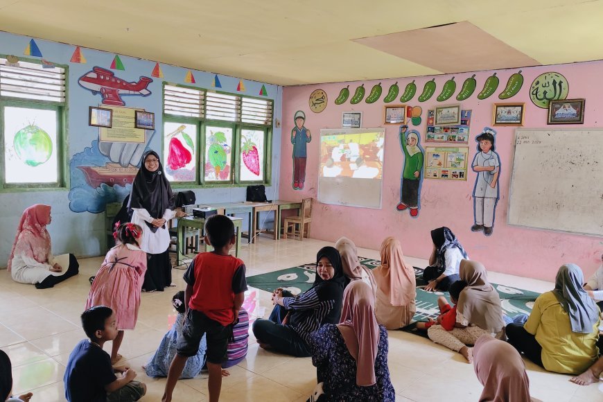 Sosialisasi Sekolah Akhlak Cendekia Muslim Digelar di TK Purnama Lalan, Lubuktarok