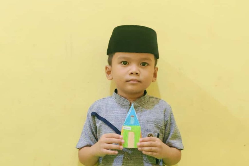 Kegiatan Seru Anak TK Cendekia Muslim: Membuat dan Mewarnai Rumah dari Kertas