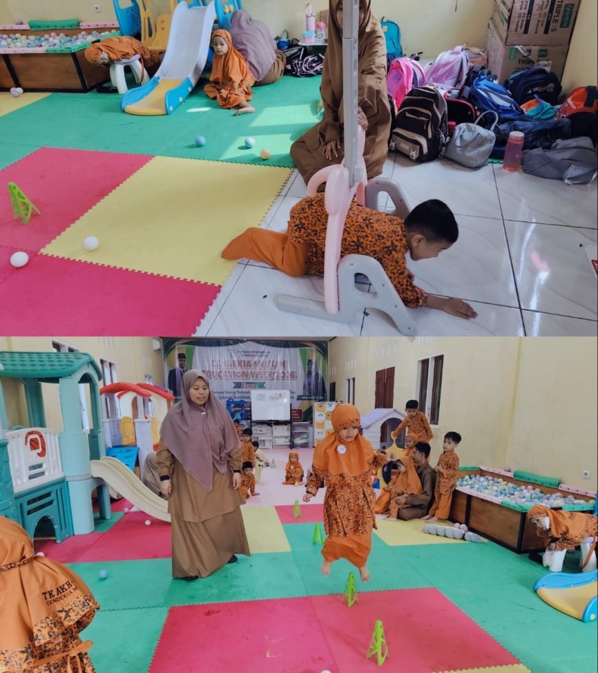 Serunya Menaklukkan Tantangan, Santri TK A dan KB Cendekia Muslim Belajar Berani dan Pantang Menyerah